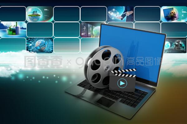 带卷轴的笔记本电脑 开启数字内容制作服务新篇章