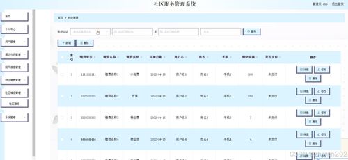 基于Node.js与Vue.js的社区服务管理系统设计与实现